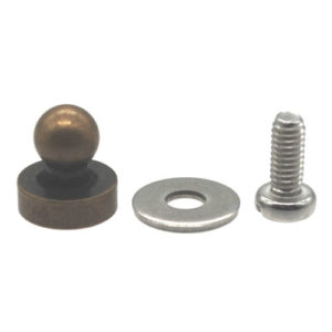 Smooth Cap Vintage Brass With 6 mm Screw - SP9660-AB